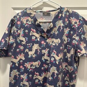 UA Cute Horse Scrub Top